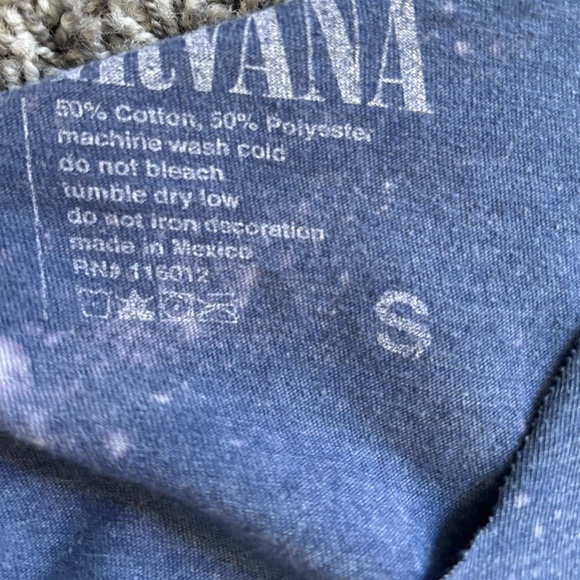 NIRVANA Blue and Yellow Tank Top - Picture 3 of 5